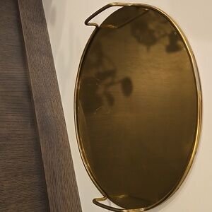 Elegant Gold Serving Tray